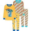 4pcs-yellow/Colorful-shark-lba25