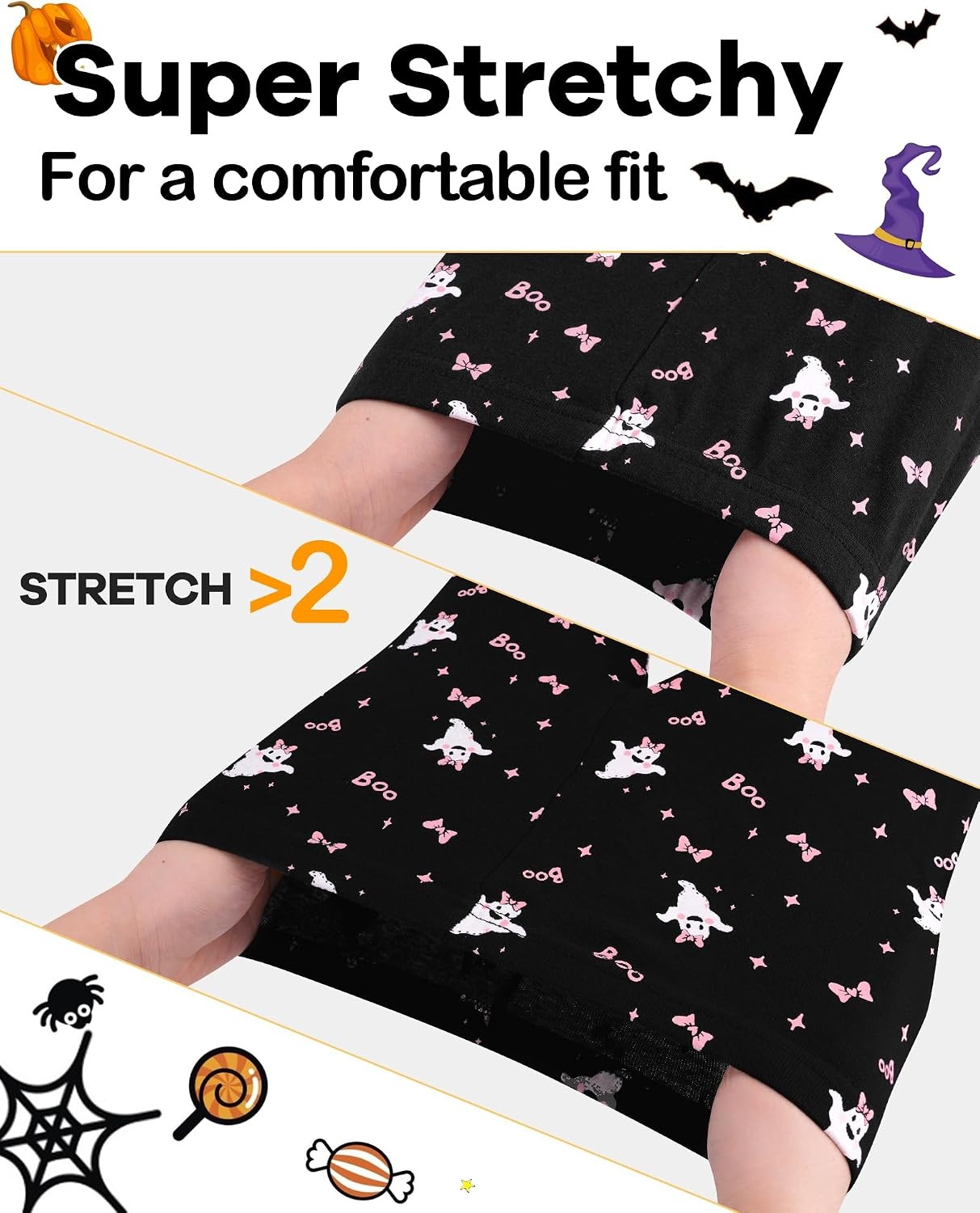 image:imageDAUGHTER QUEEN Boys amp Girls 100 Cotton Halloween amp Christmas PJS 18M12Y2pcsblackPinkghosthga24
