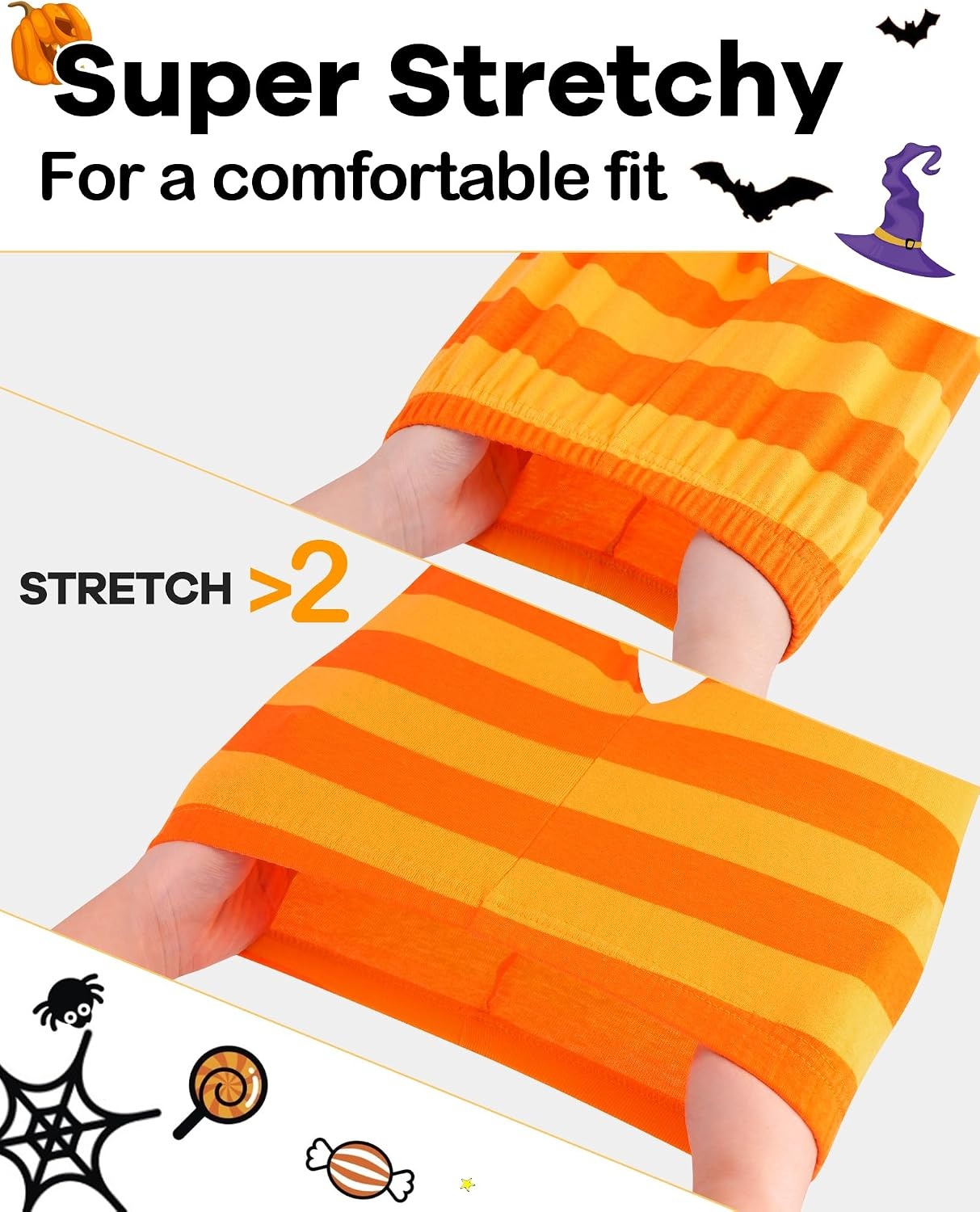 image:imageDAUGHTER QUEEN Boys amp Girls 100 Cotton Halloween amp Christmas PJS 18M12Y2pcsorangepumpkinhga24