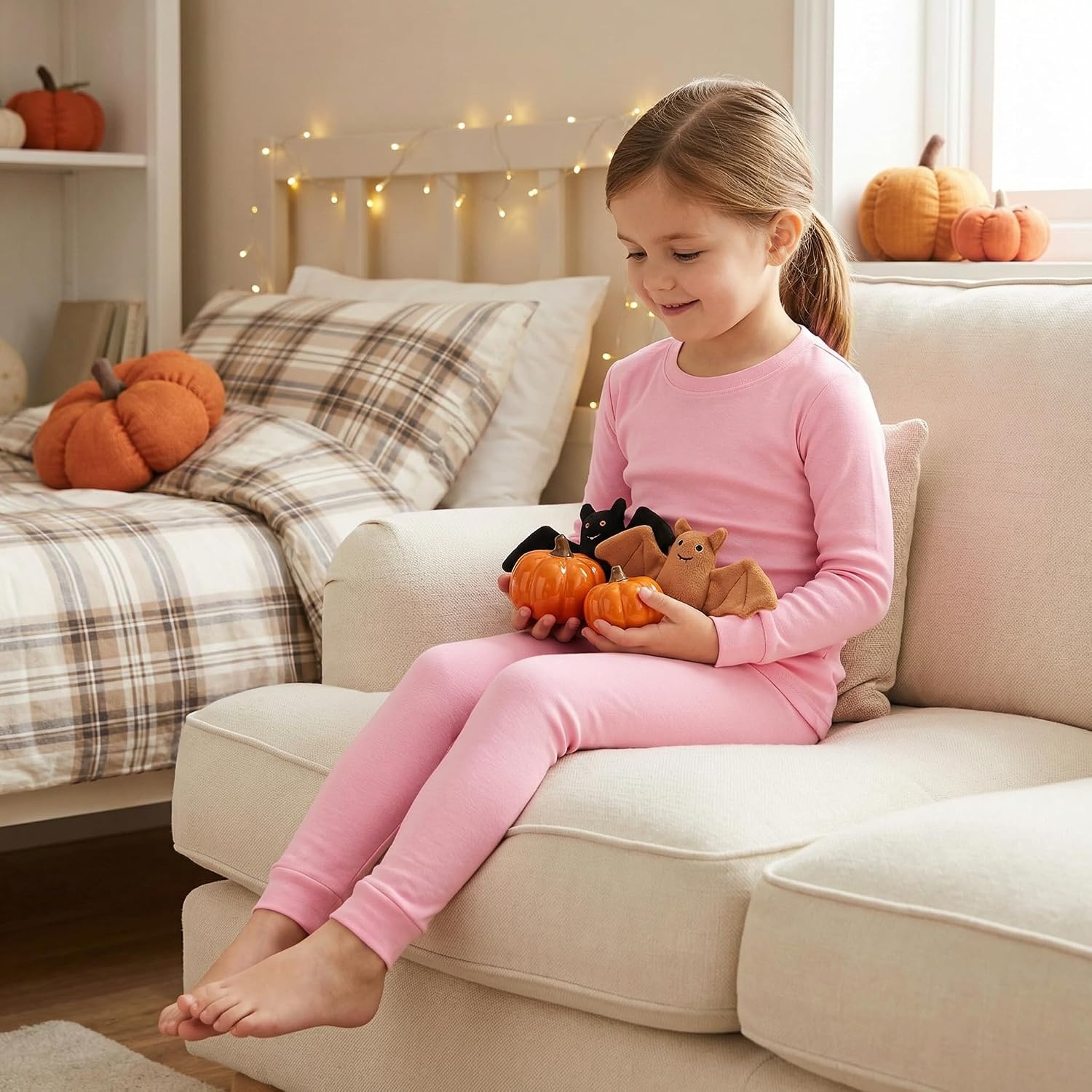 image:imageDAUGHTER QUEEN Boys amp Girls 100 Cotton Halloween amp Christmas PJS 18M12Y2pcspinksolidlga25