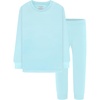 2pcs-light Blue-solid-lba25
