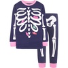 Skeleton/Navy Blue/Pink-a22